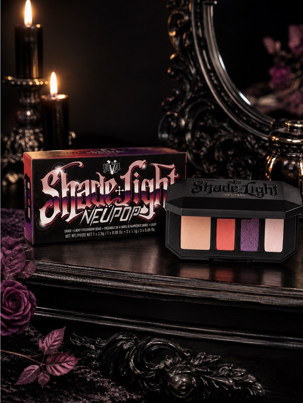 KVD Mini NEÜPOP Shade + Light Eyeshadow Quad.NWT